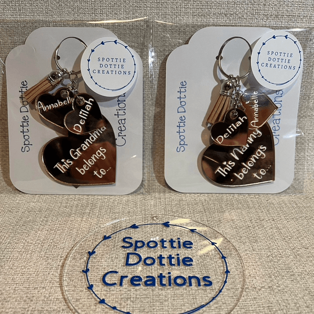 Mothers day key rings 