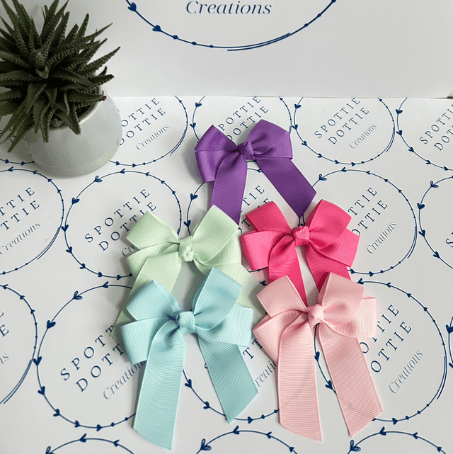 Easter hair bows 