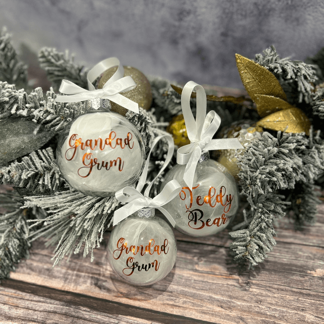 Memorial baubles 