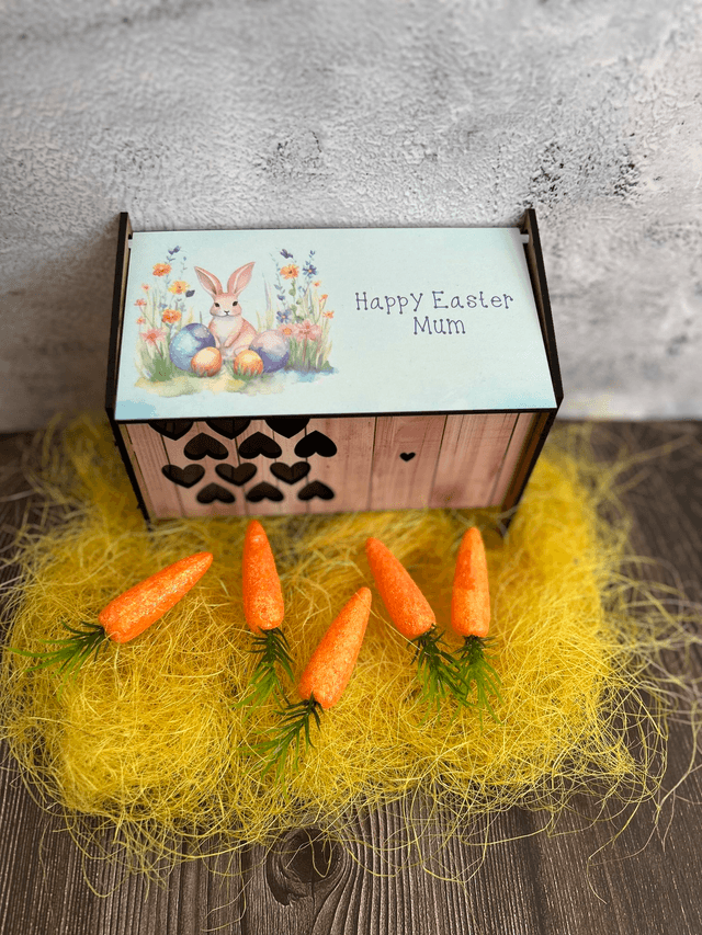 Personalised Easter bunny hutches