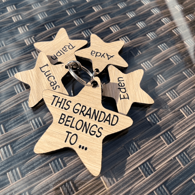 Personalised Father’s Day keyring