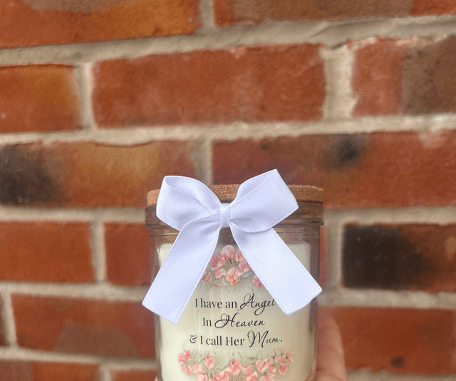 Angel in heaven candle 
