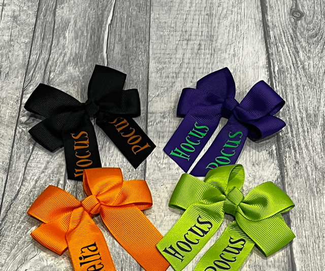 Halloween bows 