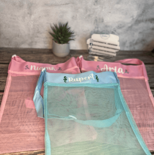 Sea shell collection bags