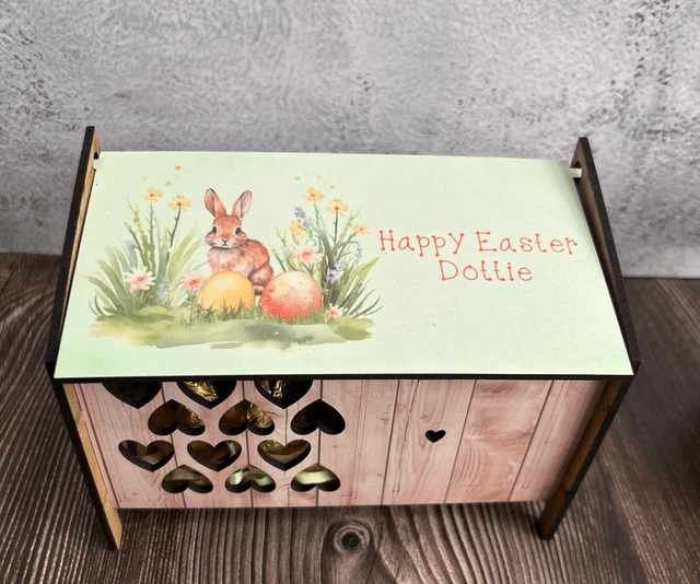 Personalised Easter bunny hutches