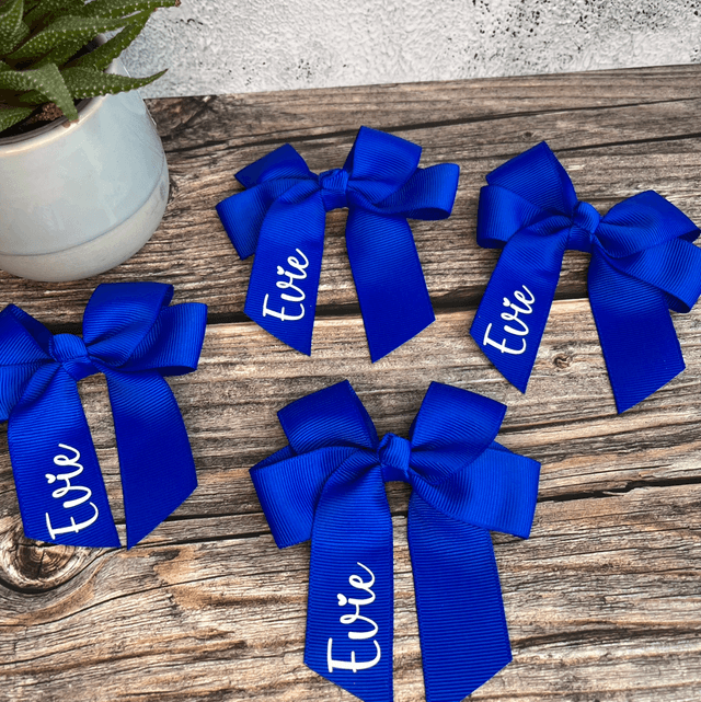 Personalised School Hair Bow