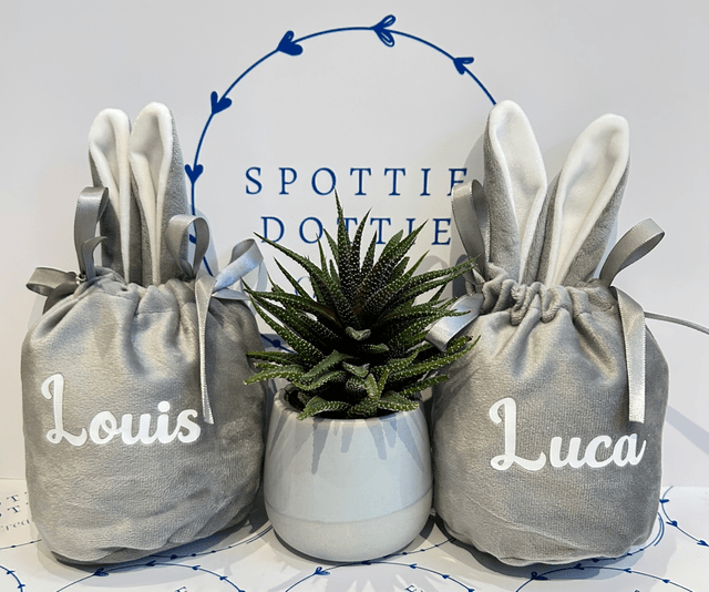 Personalised bunny bags 