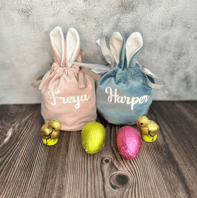 Personalised bunny bags 