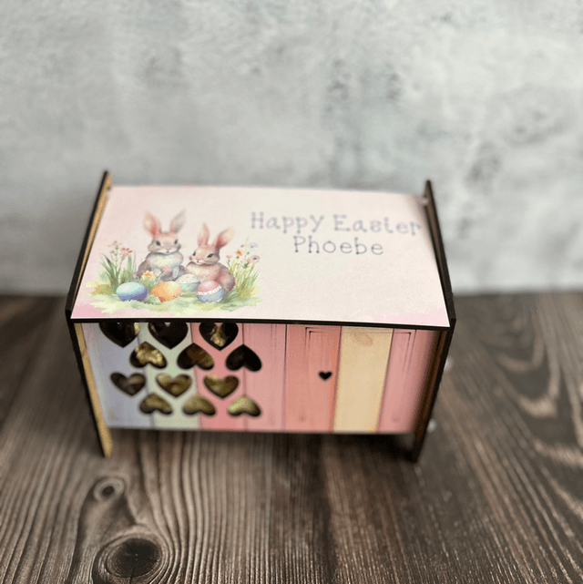 Personalised Easter bunny hutches