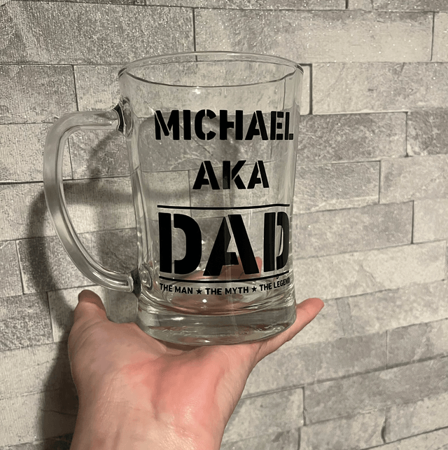 Father’s Day beer glass
