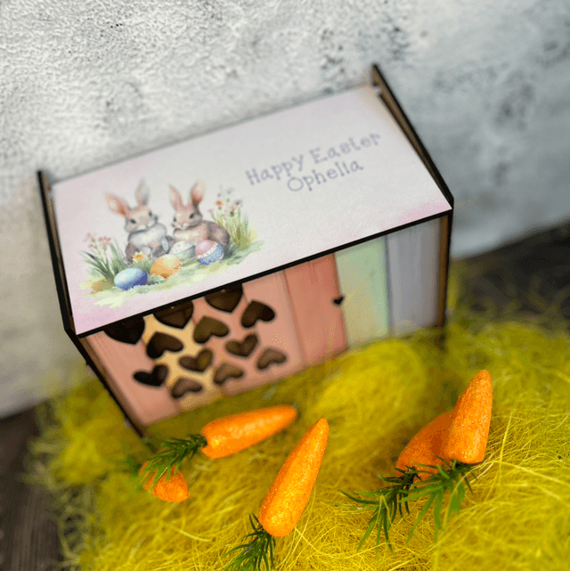 Personalised Easter bunny hutches