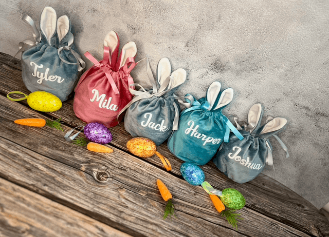 Personalised bunny bags 