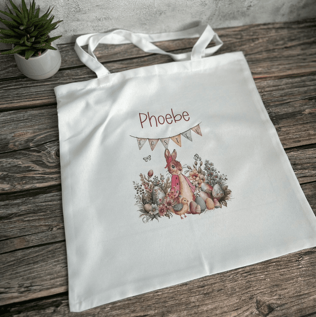 Easter tote bag
