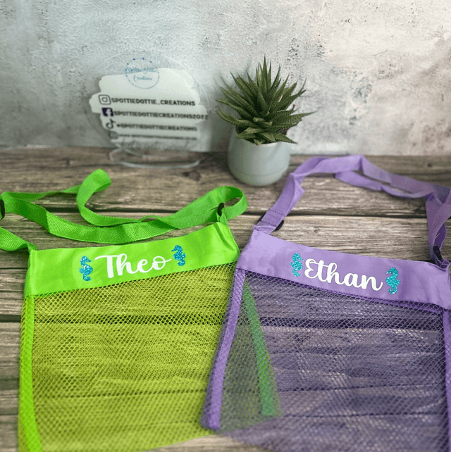Sea shell collection bags